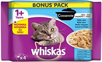 Obrázok Whiskas kapsa Casserole rybí menu 4x85g