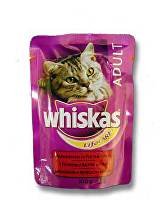 Obrázok Konzerva Whiskas kapsa s hovězím masem 100g