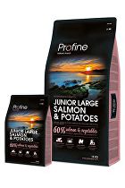 Obrázok Profine NEW Dog Junior Large Salmon & Potatoes 15 kg 5+1 zadarmo do vypredanie