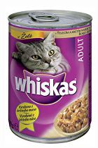 Obrázok Whiskas konzerva telecí a krůta v želé 400g