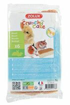 Obrázok Crunchy Cake jablko / banán pre hlodavce 75g Zolux