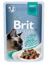 Obrázok Brit Premium Cat D Fillets in Gravy for Sterilised 85g