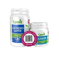 Obrázok Canvit Chondro Super 230g + Canvit Junior pre psov 100g