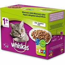 Obrázok Whiskas Mixovaný výber v šťave 12× 100 g (9003579006634)