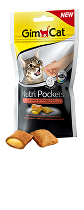 Obrázok Gimcat Nutri pockets losos a omega3+6 60g