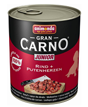 Obrázok Animonda GRANCARNO konz. JUNIOR hov/krůt srdce 800g