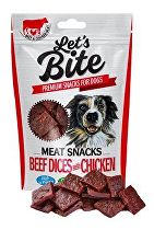 Obrázok Brit Let's Bite Meat Snacks Beef Dices & Chicken 80g