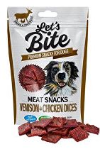 Obrázok Brit Let's Bite Meat Snacks Venison&Chicken Dices 80g