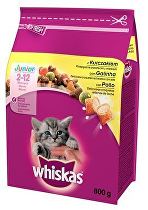 Obrázok Whiskas Dry Junior s kuřecím masem 800g