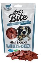 Obrázok Brit Let's Bite Meat Snacks Lamb Dices & Chicken 80g