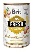 Brit Dog Fresh konz Chicken with Sweet Potato 400g + Množstevná zľava
