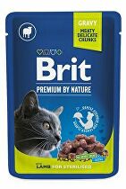 Brit Premium cat 100 g kapsa Steril s jahňacím mäsom v omáčke - 100g