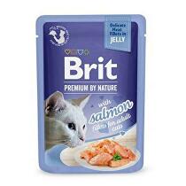 Brit Premium Cat D filé v želé s lososom 85g