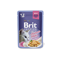 Brit Premium Cat D Fillets in Jelly with Chicken 85g