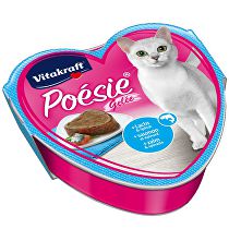 Vitakraft Cat Poésie cons. želé losos a špenát 85g + Množstevná zľava