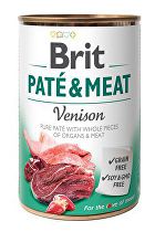 Brit Dog con Paté & Meat Venison 400g + Množstevná zľava