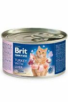 Brit Premium Cat by Nature konz Turkey&Liver 200g + Množstevná zľava