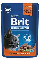 Brit Premium Cat vrecko Salmon for Sterilised 100g + Množstevná zľava