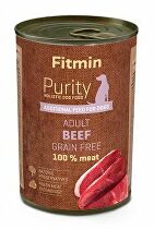 Fitmin dog Purity konzerva s hovädzím mäsom 400g + Množstevná zľava