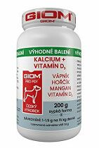 Giom S dog Calcium+D3 200g plv