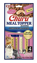 Churu Cat Meal Topper Tuna with Salmon Recipe 4x14g + Množstevná zľava