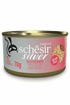 Schesir Cat Cons. Senior Wholefood Chicken/Kachna 70g + Množstevná zľava
