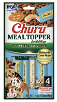 Churu Dog Meal Topper Chicken with Cheese Recipe 4x14g + Množstevná zľava