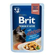 Brit Premium Cat D Filé Gravy Chick Sterilizované 85g