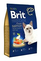 Brit Premium by Nature granuly Cat Adult losos 1,5 kg