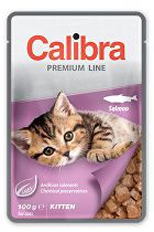 Calibra Cat pocket Premium Kitten Salmon 100g 5 + 1 ZADARMO