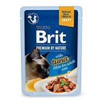 Brit Premium Cat D filé v omáčke s tuniakom 85g