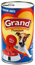 GRAND konz. pes mäsová zmes 1300g + Množstevná zľava