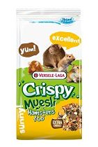 Versele Laga Crispy Müsli Hamsters & Co pre škrečky - 2 x 2,75 kg