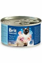 Brit Premium Cat by Nature konz Trout&Liver 200g + Množstevná zľava