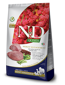 N&D Quinoa DOG Weight Management Lamb M/L 2,5kg