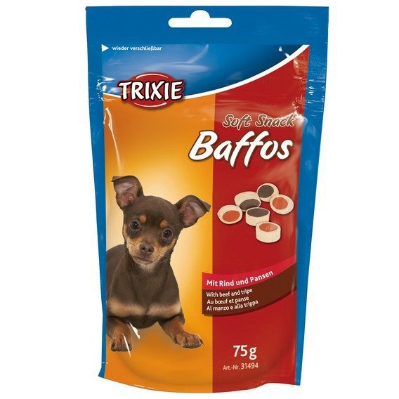 Trixie BAFFOS mini kolieska hovädzie/pršiplášť 75g