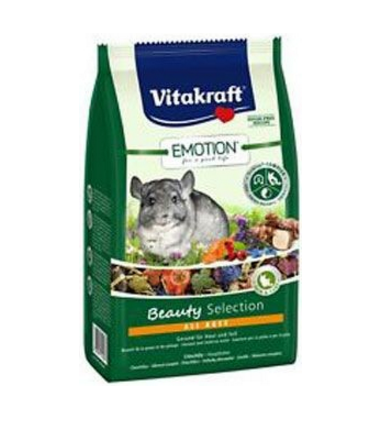 Vitakraft krmivo pre hlodavce činčily. Emotion Beauty 600g