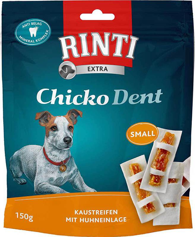 Rinti Pochúťka pre psov Chicko Dent Small chicken 150g