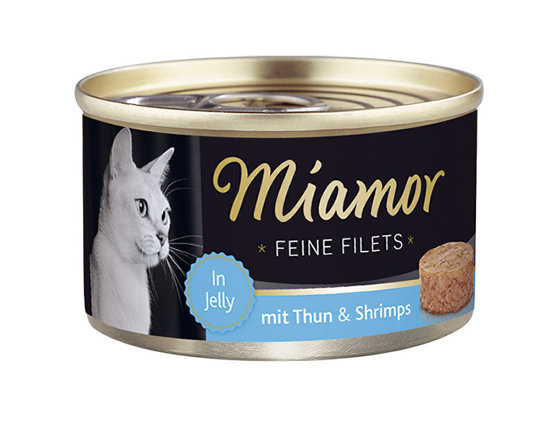 Miamor Cat Filet tuniak v konzerve + krevety 100g