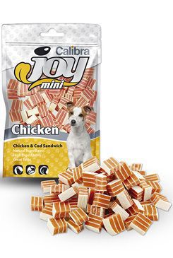 Calibra Joy Dog Mini sendvič s kuracím mäsom a treskou 70g NOVINKA