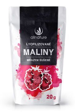 Allnature Mrazom sušené celé maliny 20g