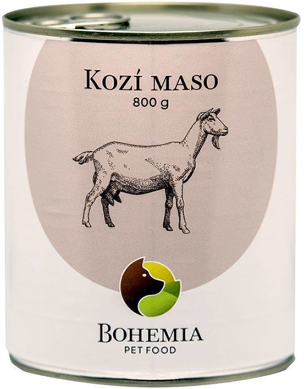 BOHEMIA Kozie mäso vo vlastnej šťave 800g