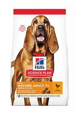 Hill's Can.Dry SP Mature Adult7+ Light Med.Chicken14kg