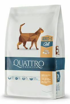 QUATTRO Cat Dry Premium all Breed Adult Poultry 1,5kg