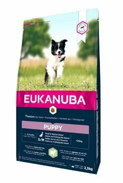 Eukanuba Dog Puppy Small&Medium Lamb&Rice 2,5kg