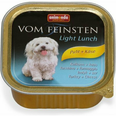 Animonda paštéta Light Lunch morčací/sýrový pes 150g