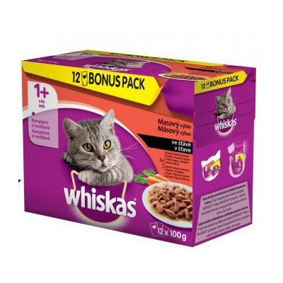 Whiskas kapsička Classic selection v šťave 24x100g