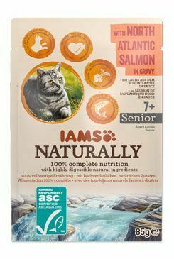 Iams Cat Senior losos v omáčke 85g