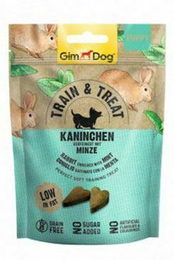 Gimdog Train & Treat králík s matou 125g