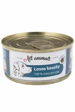 Všetky zvieratá DOG losos kúsky 100g